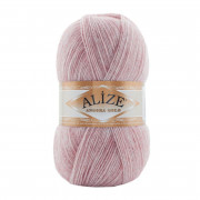 Пряжа Alize Angora Gold  664 пудровый меланж*
