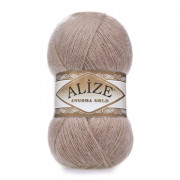 Пряжа Alize Angora Gold  542 розовый беж