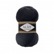 Lanagold 60 черный Пряжа Alize Lanagold 60 черный