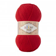 Пряжа Alize Cotton Gold Pratica  56 красный