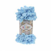 Пряжа Alize Puffy  287 светло-бирюзовый