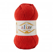 Пряжа Alize Cotton Baby Soft  104 красный