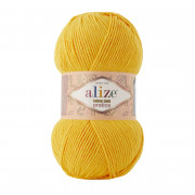 Пряжа Alize Cotton Gold Pratica  216 жёлтый