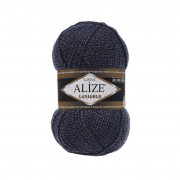Lanagold 901 синий меланж Пряжа Alize Lanagold 901 синий меланж