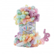 Пряжа Alize Puffy color Puffy Color 6527 детский