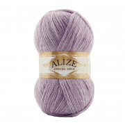 Пряжа Alize Angora Gold  882 бледная лаванда*