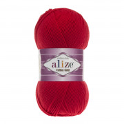 Пряжа Alize Cotton Gold  56 красный