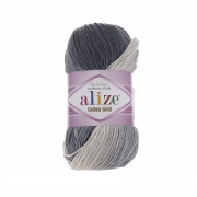 Пряжа Alize Cotton Gold Batik  2905 бело-серый