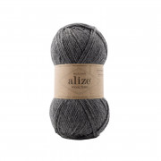 Wooltime 182 темно-серый меланж Пряжа Alize Wooltime 182 темно-серый меланж