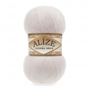 Пряжа Alize Angora Gold  599 слоновая кость