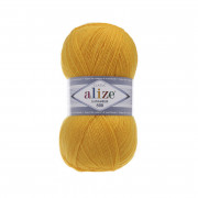 Пряжа Alize Lanagold 800  цв.216 желтый