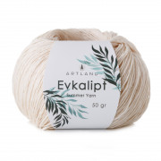 Пряжа Artland Evkalipt  02 кремовый