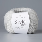 Style Glow 74 светло-серый Пряжа Artland Style Glow 74 светло-серый