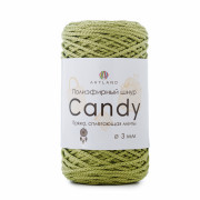 Пряжа Artland Candy полиэфирный шнур 3 мм  20 фисташка
