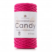 Пряжа Artland Candy полиэфирный шнур 3 мм  76 фуксия