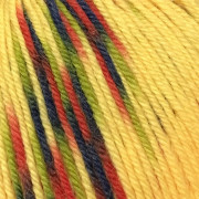 Пряжа Color City Венецианская осень  01 белый с розовыми и серо-голубыми крап.