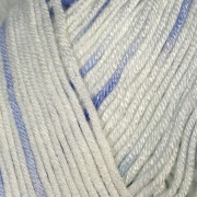 Амазонка 129 белый с голубыми крапинами Пряжа Color City Амазонка 129 белый с голубыми крапинами