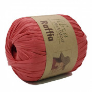 Raffia 116-26 красный коралл Пряжа Fibra Natura Raffia 116-26 красный коралл