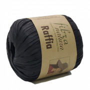 Raffia 116-12 черный Пряжа Fibra Natura Raffia 116-12 черный