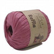 Raffia 116-06 ягодный спокойный Пряжа Fibra Natura Raffia 116-06 ягодный спокойный