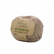 Пряжа Fibra Natura Cottonwood  41102 кофейная пастила