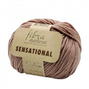 Пряжа Fibra Natura Sensational  40835 розовый беж