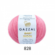 Пряжа Gazzal Baby Wool  828 розовый