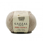 Пряжа Gazzal Peru Alpaca  2306 светлый беж