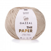 Пряжа Gazzal The Paper  3954 крем-брюле