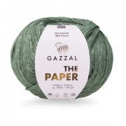 Пряжа Gazzal The Paper  3967 полынь