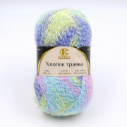 Хлопок травка 239 разный 3 Пряжа Камтекс Хлопок травка 239 разный 3