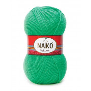 Пряжа Nako Nakolen  1594 ярко-зеленый