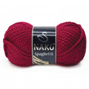Spaghetti 3630 вишня Пряжа Nako Spaghetti 3630 вишня
