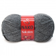 Пряжа Nako Nakolen  193 серый меланж