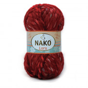 Lora Print 28122 красный меланж Пряжа Nako Lora Print 28122 красный меланж