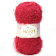 Пряжа Nako Paris  3641 темно-красный