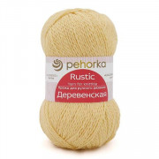 Пряжа Пехорка Деревенская  23 слоновая кость