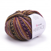 Пряжа YarnArt Heritage  335 бордо-шафран