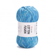 Пряжа YarnArt Cotton Fusion  3641 аква-синий
