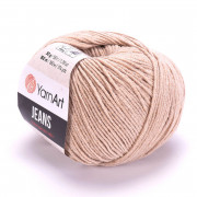 Jeans Jeans 87 светлый беж* Пряжа Yarnart Jeans Jeans 87 светлый беж*