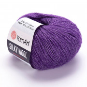 Пряжа YarnArt Silky Wool  334 фиолетовый
