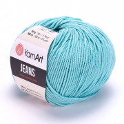 Jeans Jeans 81 светлая бирюза* Пряжа Yarnart Jeans Jeans 81 светлая бирюза*