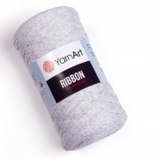 Пряжа YarnArt Ribbon  756 св. серый меланж