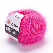 Пряжа YarnArt Christmas  09 розовый