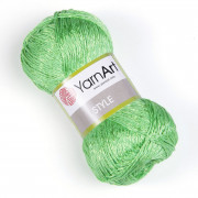 Пряжа YarnArt Style  663 зелень