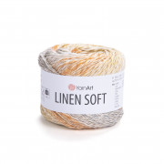 Пряжа YarnArt Linen Soft  7403 солома/суровый