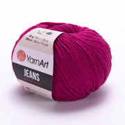 Jeans Jeans 91 фуксия Пряжа Yarnart Jeans Jeans 91 фуксия