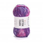 Пряжа YarnArt Cotton Fusion  3647 лиловый меланж