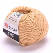 Jeans Jeans 07 бежевый Пряжа Yarnart Jeans Jeans 07 бежевый