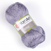 Пряжа YarnArt Style  667 серый